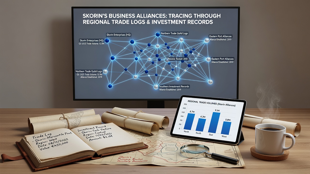 Business Ties Revealed: Skorin's Alliances Traced Through Regional Commerce and Capital Records